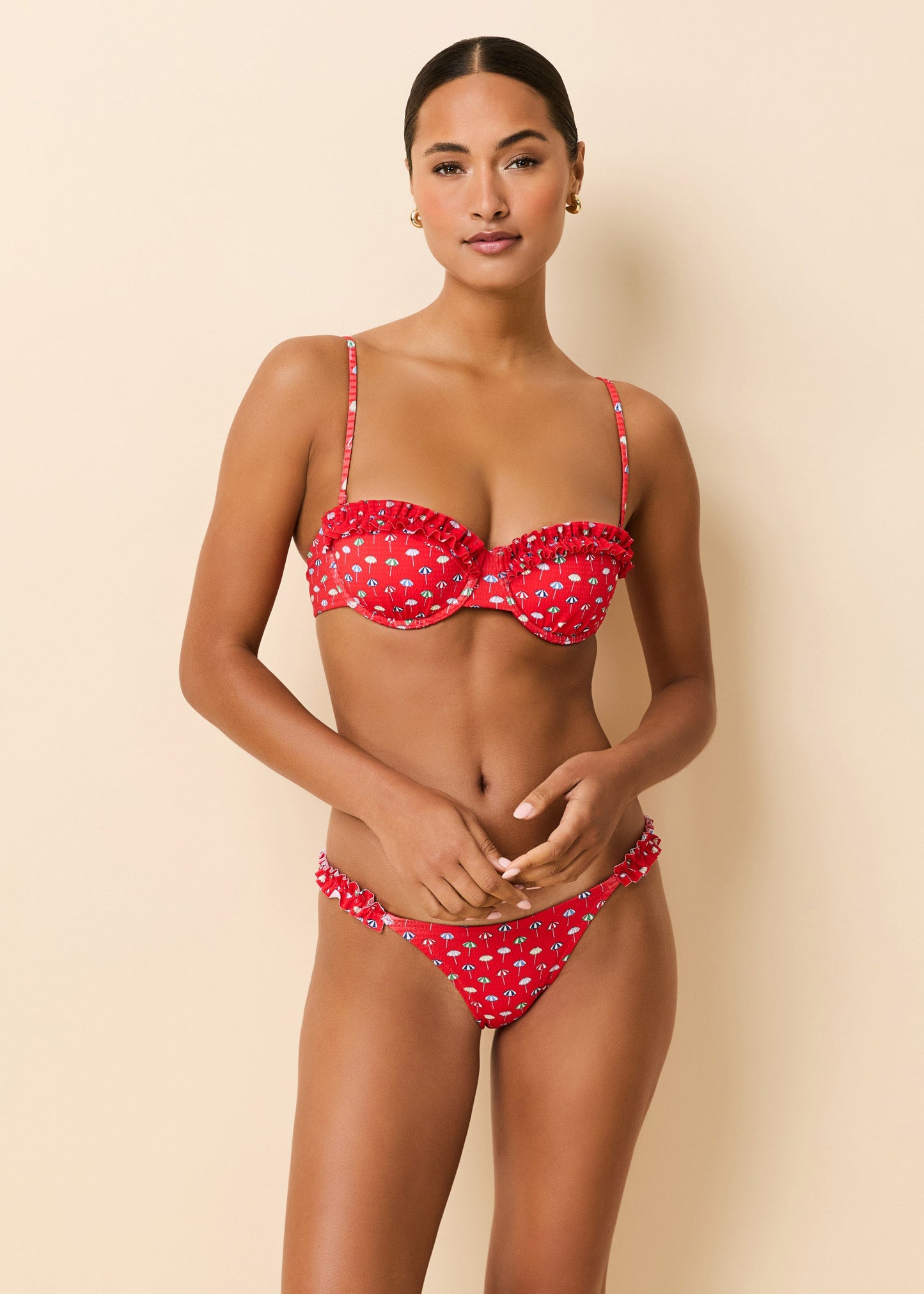 Ramona Bikini  Ditsy Umbrella Print