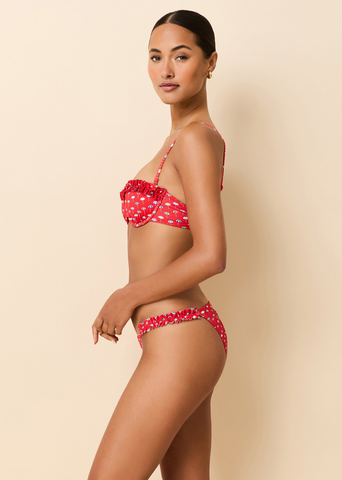 Ramona Bikini  Ditsy Umbrella Print