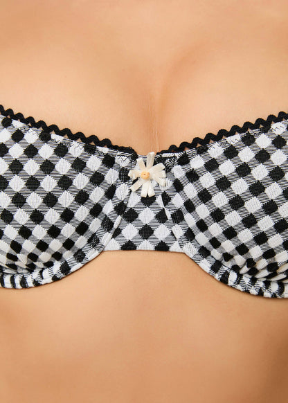 Daphne Bikini  Noir Gingham