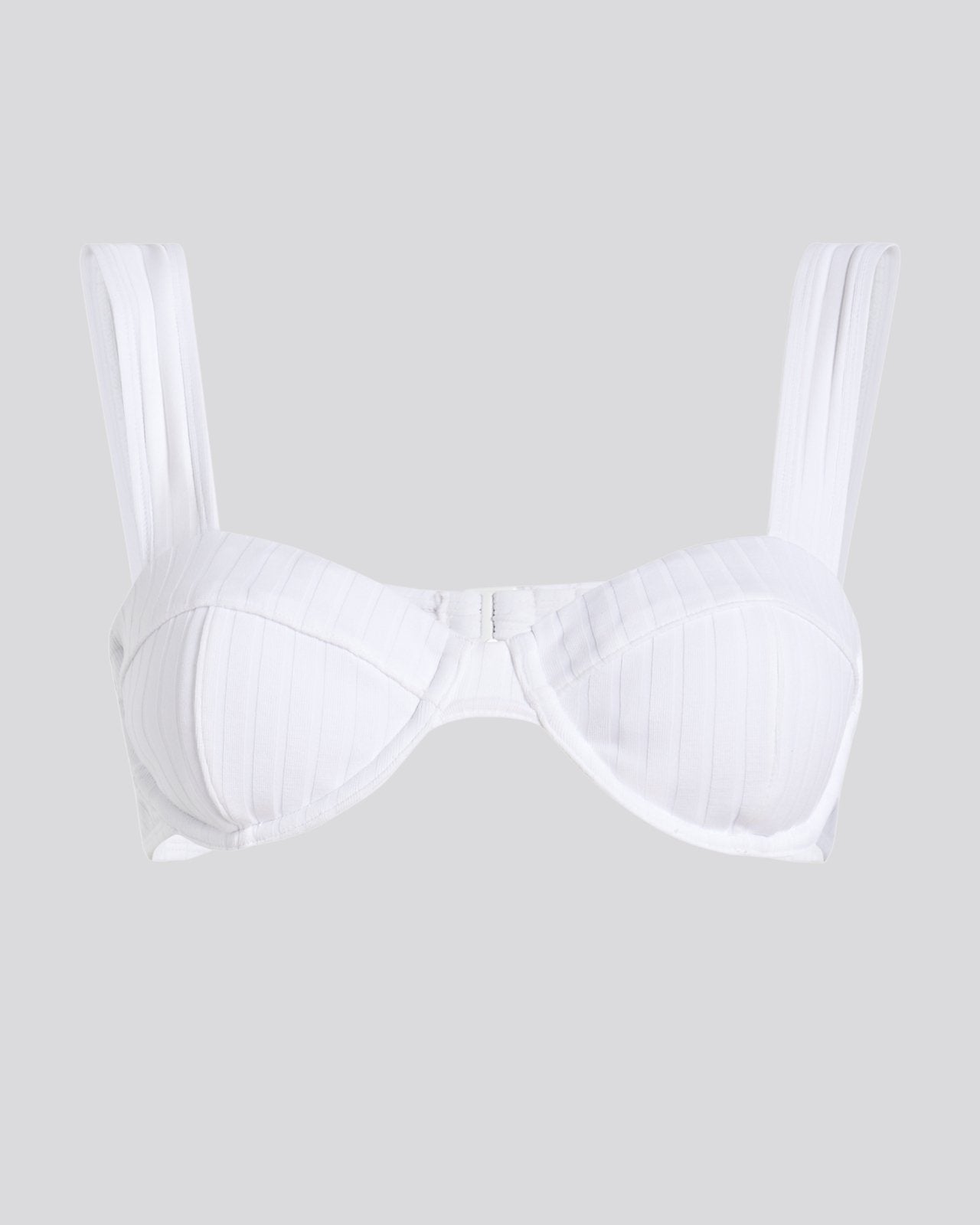 Lilo Ribbed Bikini  Optic White