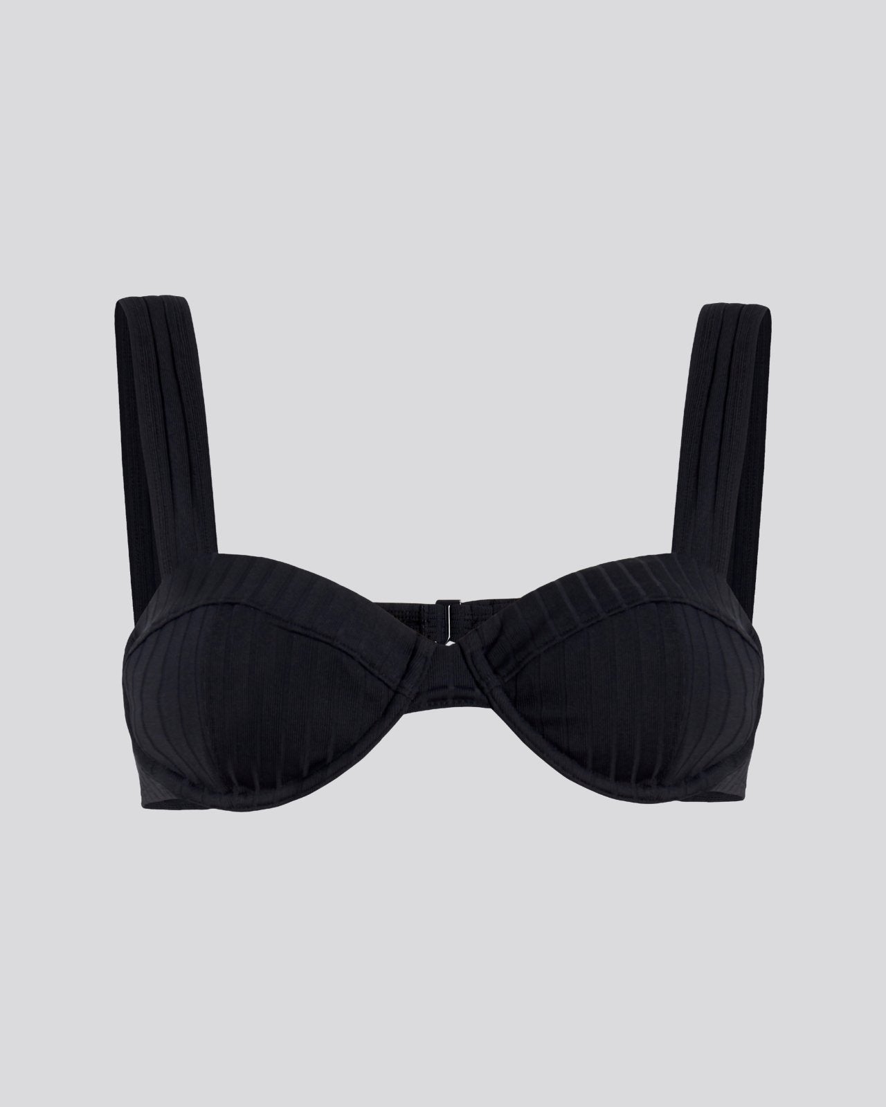 Lilo Ribbed Bikini  Noir